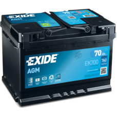 Exide Micro Hybrid 12V 70Ah 760A(EN) L Exide Micro Hybrid 12V 70Ah 760A(EN) L