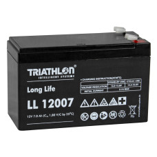 Triathlon LL AGM 12V 07Ah(C10) 7,4Ah)(C20)